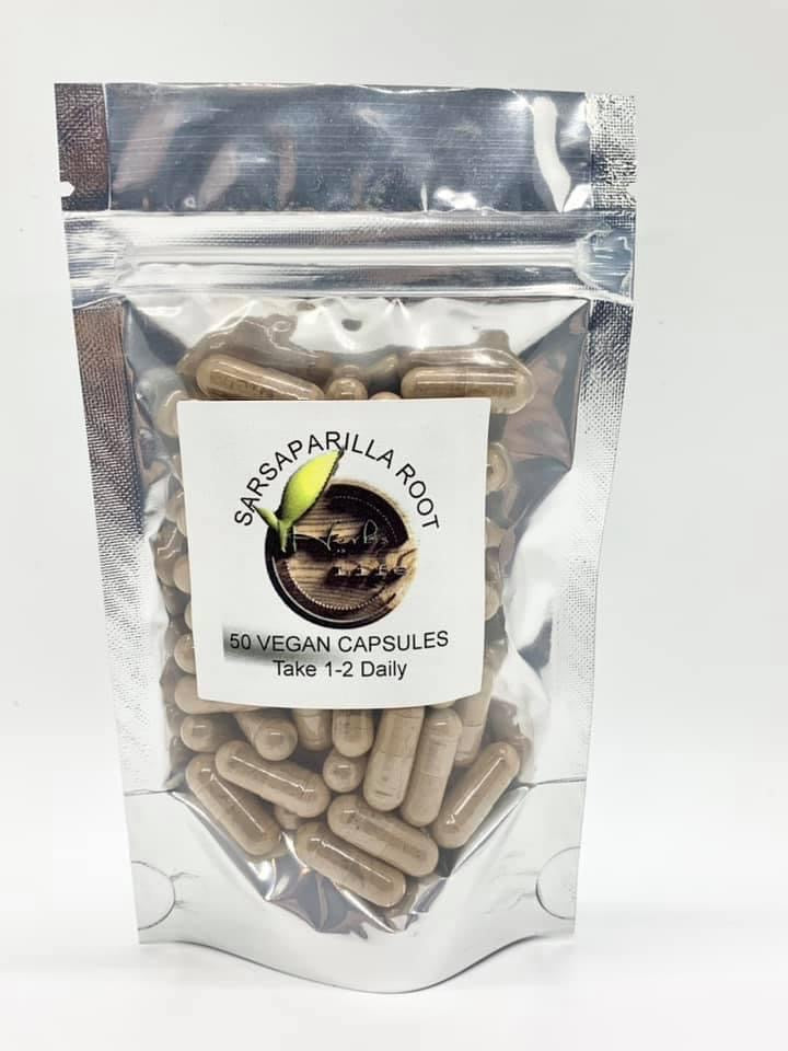 Sarsaparilla Root Vegan Capsules (50ct)