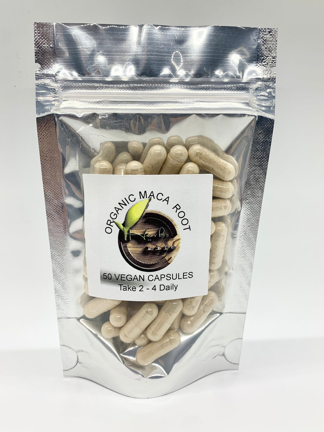 Organic Maca Root Vegan Capsules (50ct)