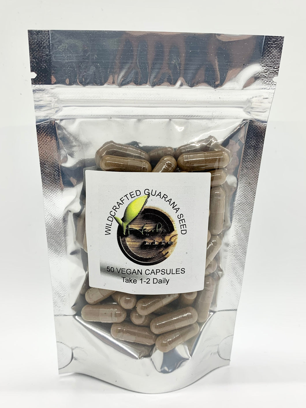 Wildcrafted Guarana Seed Vegan Capsules (50ct)