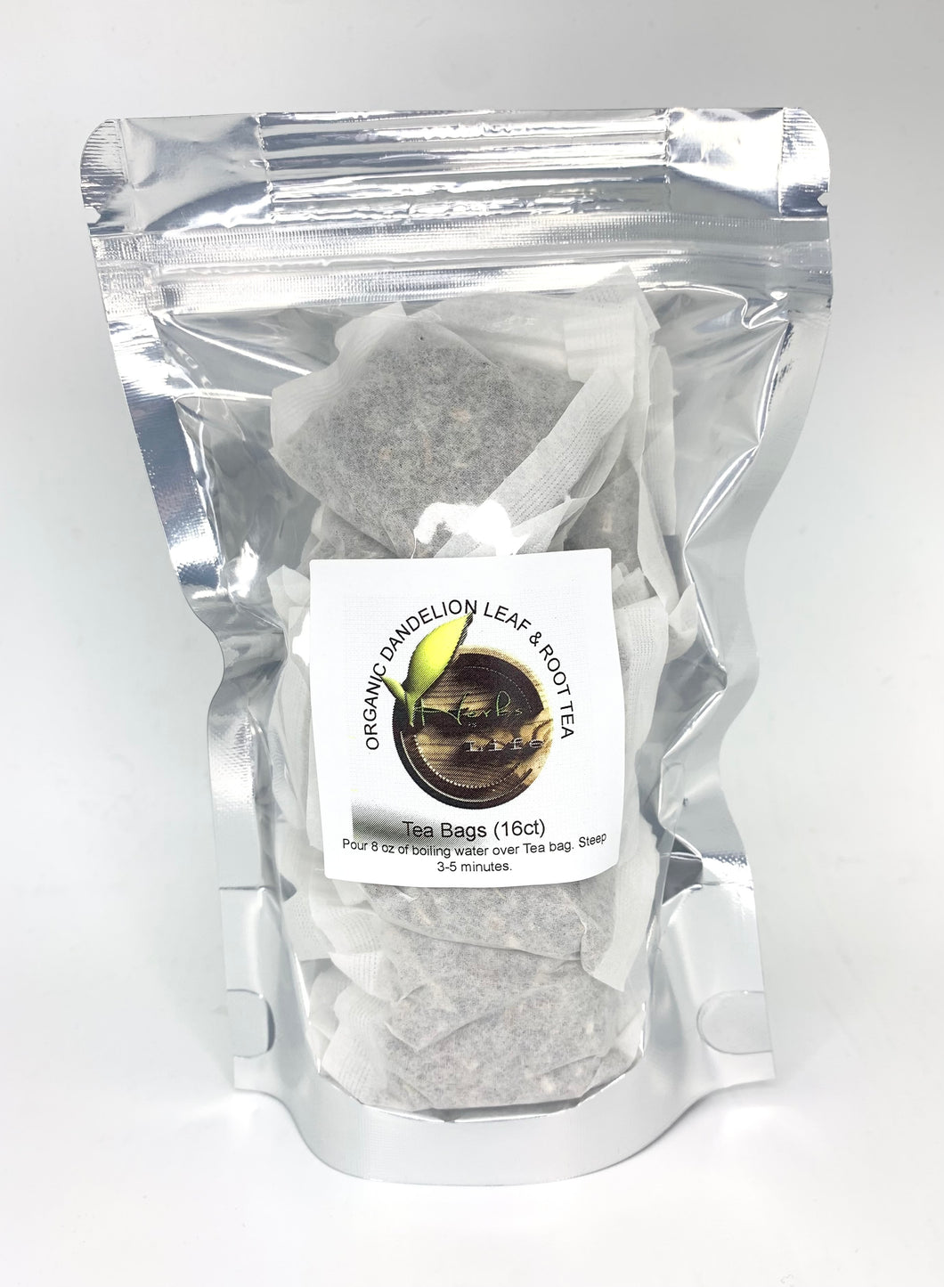Organic Dandelion Leaf & Root Tea Bags (16ct)