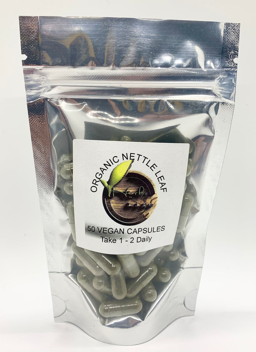 Organic Nettle Leaf Vegan Capsules (50ct)