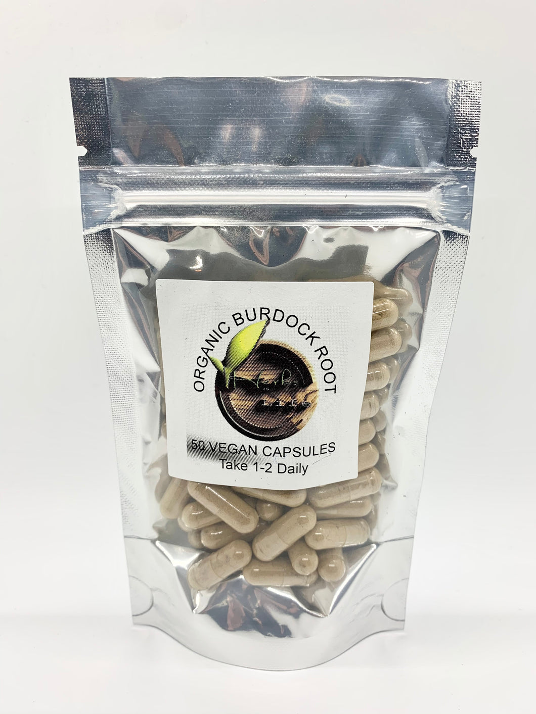 Organic Burdock Root Vegan Capsules (50ct)